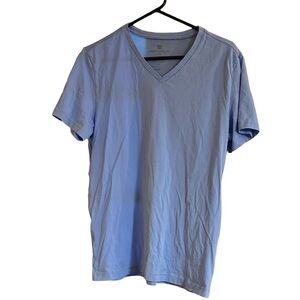 Mack Weldon Light Blue Short Sleeve Shirt Size Large